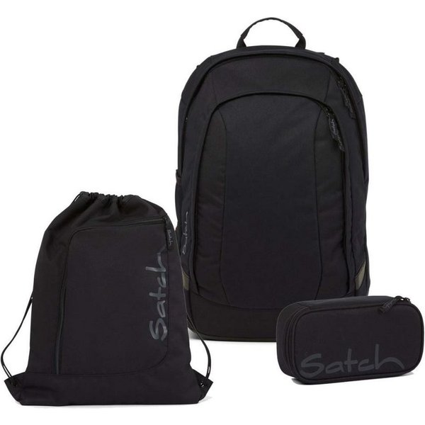 Satch Schulrucksack Air (3tlg., inkl. Schlamperbox und Sportbeutel)