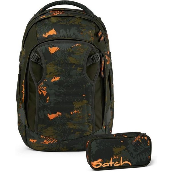 Satch Schulrucksack Match (2tlg., inkl. Schlamperbox)