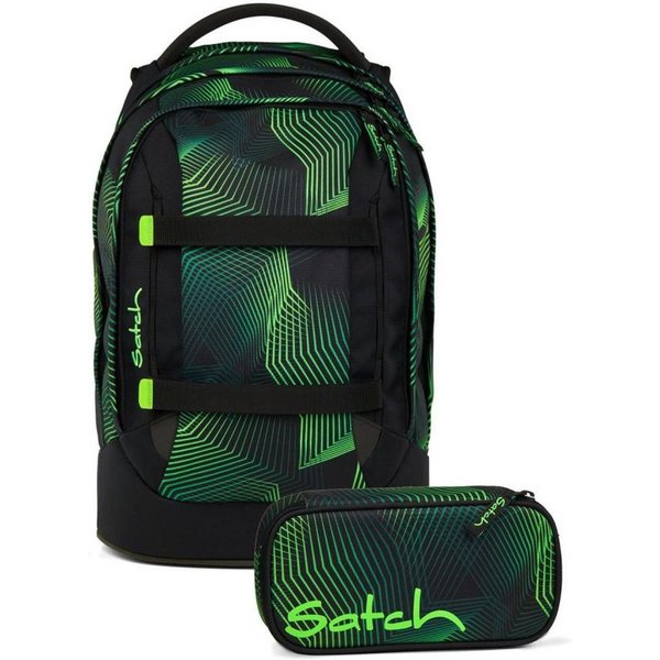 Satch Schulrucksack Pack (2tlg., inkl. Schlamperbox)