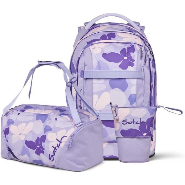 Satch Schulrucksack Pack (3tlg., inkl. Pencil Slider und Sporttasche)