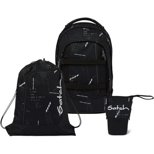 Satch Schulrucksack Pack (3tlg., inkl. Pencil Slider und Sportbeutel)