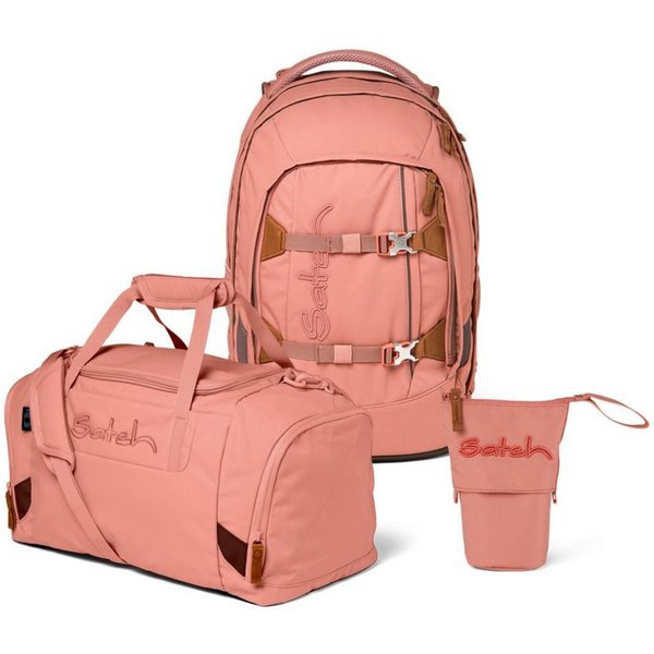 Satch Schulrucksack Pack (3tlg., inkl. Pencil Slider und Sporttasche)