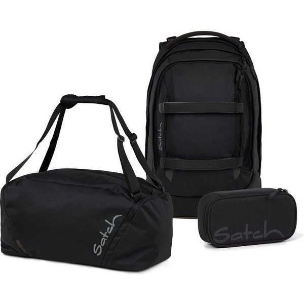Satch Schulrucksack Pack (3tlg, inkl. Schlamperbox und Sporttasche)
