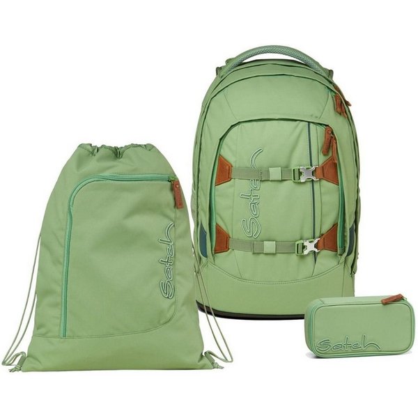 Satch Schulrucksack Pack (Set 3tlg., inkl. Schlamperbox und Sportbeutel)