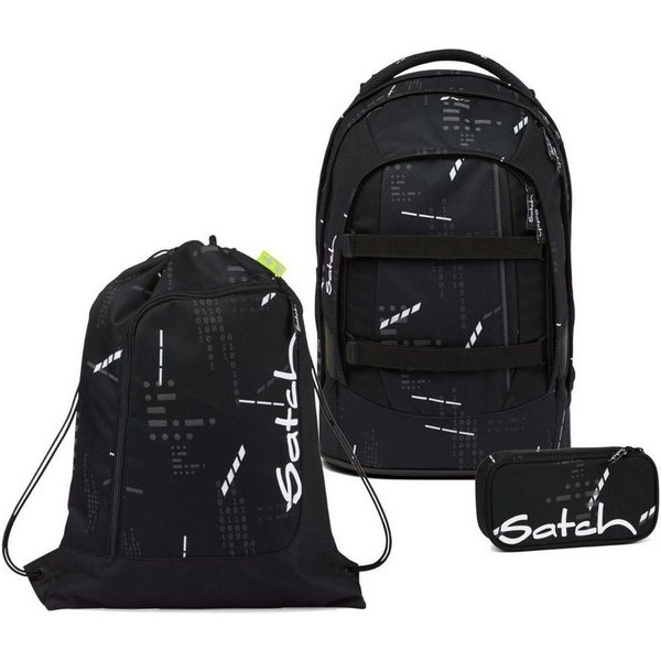 Satch Schulrucksack Pack (Set 3tlg., inkl. Schlamperbox und Sportbeutel)