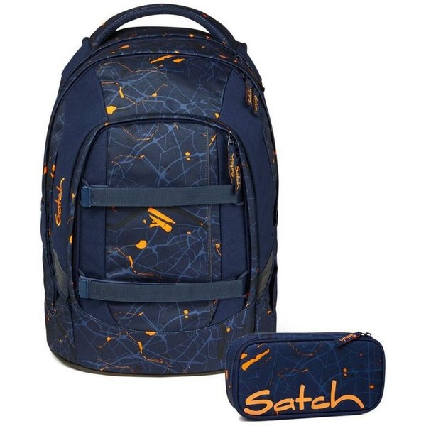 Satch Schulrucksack Set Pack (2tlg., inkl. Schlamperbox)