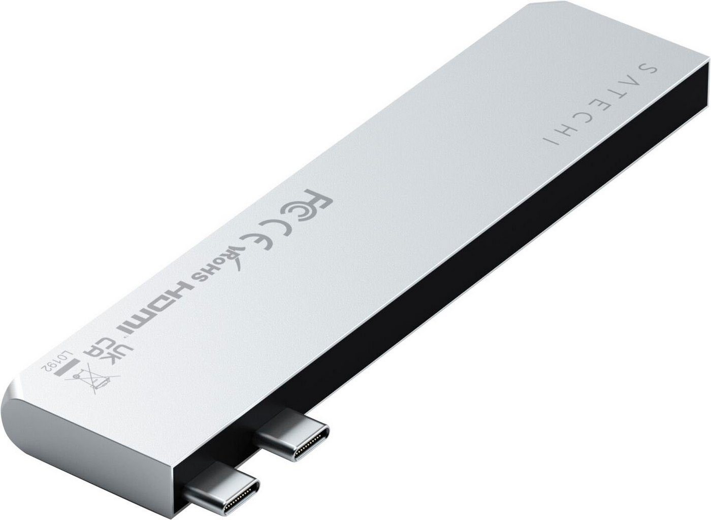 Satechi USB-C Pro Hub Slim Adapter Laptop-Adapter USB-C zu SD-Card, HDMI, USB Typ A, USB Typ C, MicroSD-Card, USB 4.0 – Bild 3 von 5