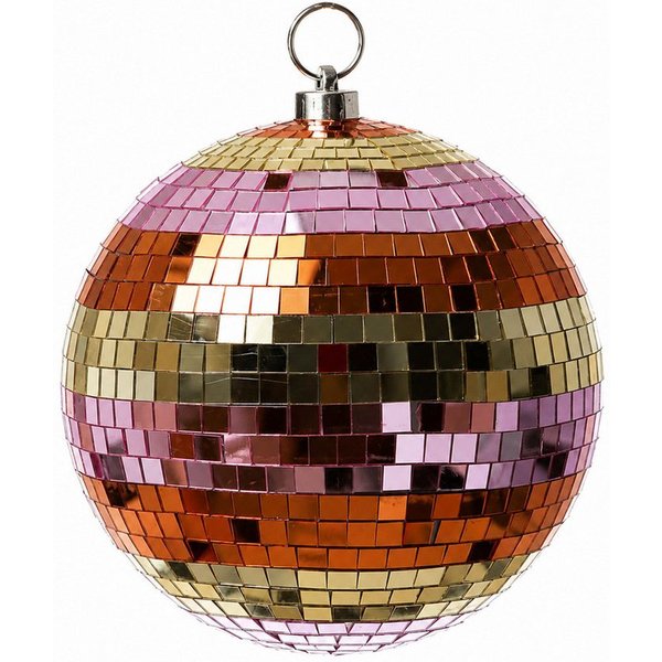 SATISFIRE Discolicht Spiegelkugel 20cm pastellfarben Discokugel Mirrorball Party Disko Deko