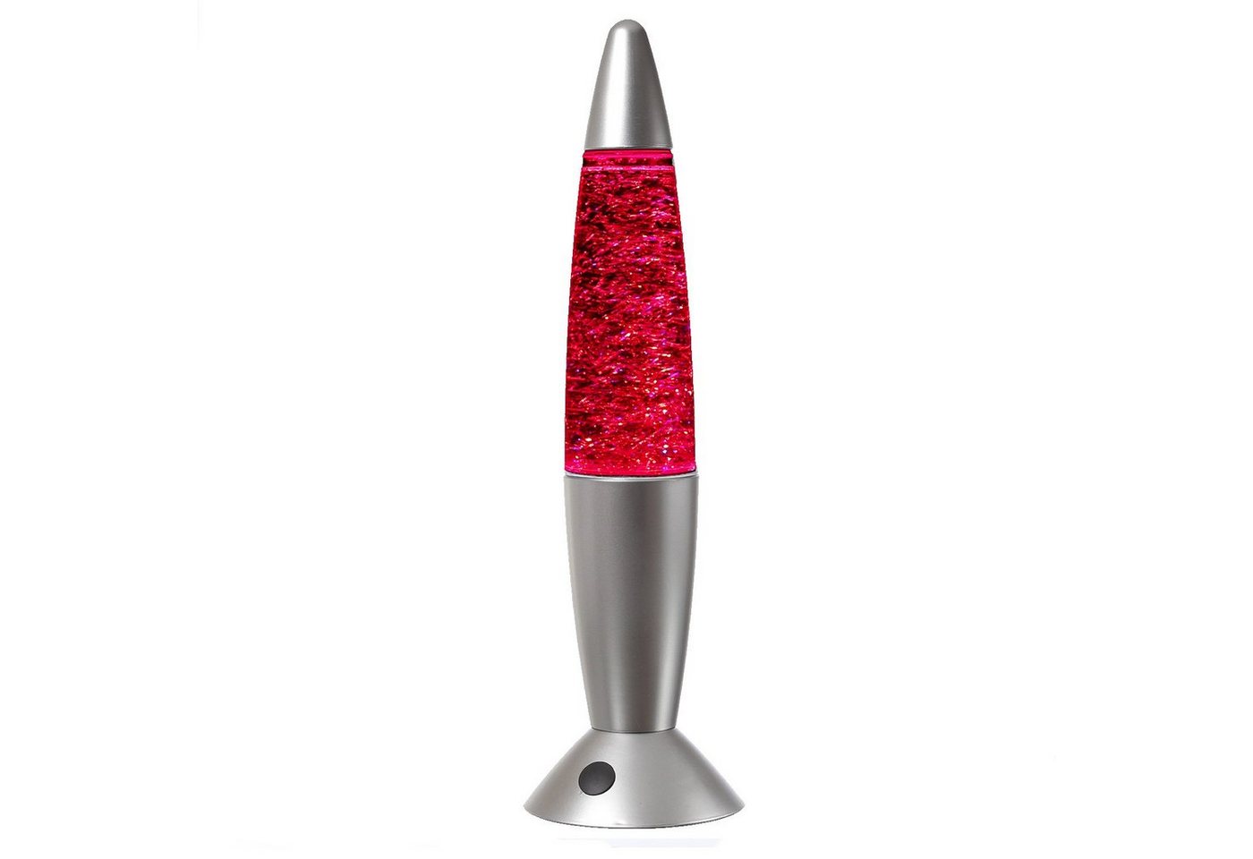 SATISFIRE Lavalampe Lavalampe ROCKET Tornado Glitzerlampe Glitter Wirbel RGB Touchsensor, LED Classic, RGB (rot, grün, blau) – Bild 4 von 5