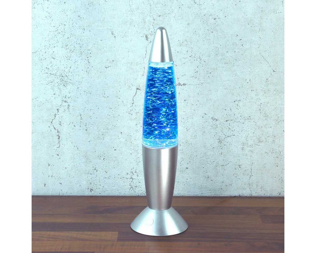 SATISFIRE Lavalampe Lavalampe ROCKET Tornado Glitzerlampe Glitter Wirbel RGB Touchsensor, LED Classic, RGB (rot, grün, blau) – Bild 5 von 5