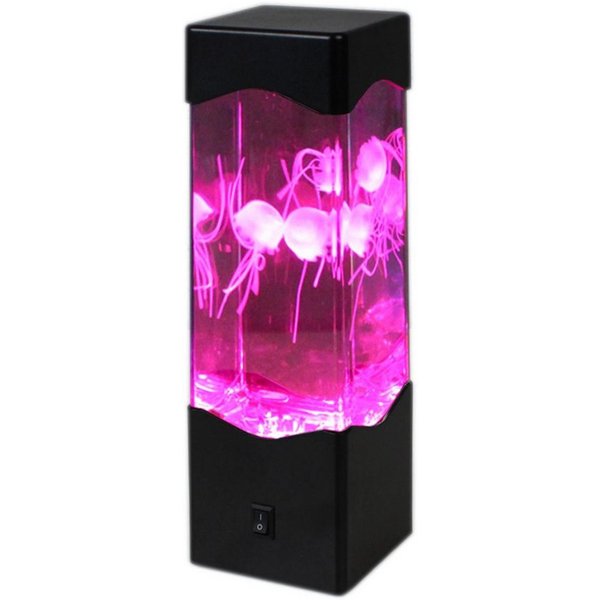 SATISFIRE LED Dekolicht Jellyfish Lampe Aquarium 3 schwebende Quallen Farbwechsel USB RGB, LED Classic, RGB