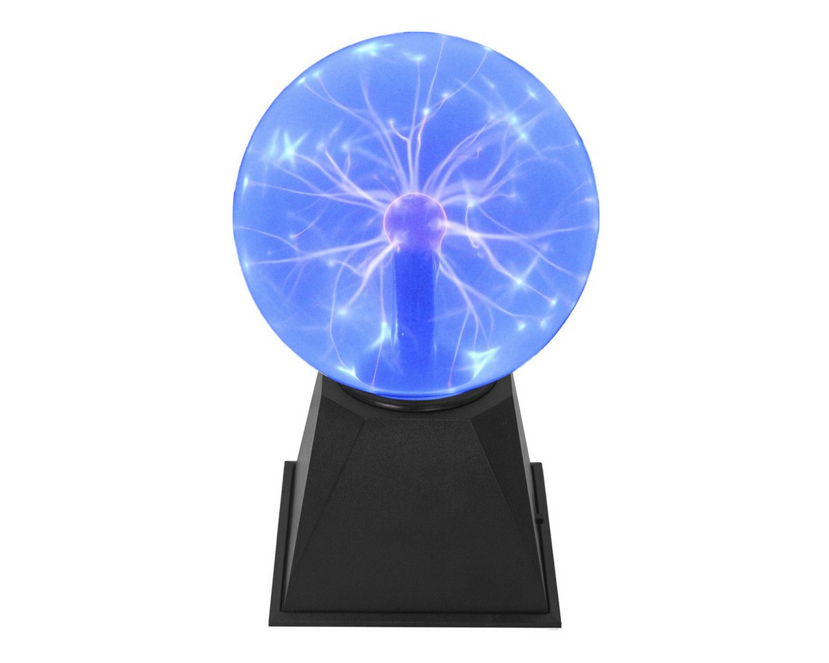 SATISFIRE LED Dekolicht Plasmakugel Plasmaball magisch BlitzShow Automatik Musiksteuerung blau, blau – Bild 4 von 5