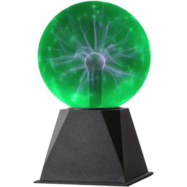 SATISFIRE LED Dekolicht Plasmakugel Plasmaball magisch zuckend Blitz-Show Automatik grün, grün