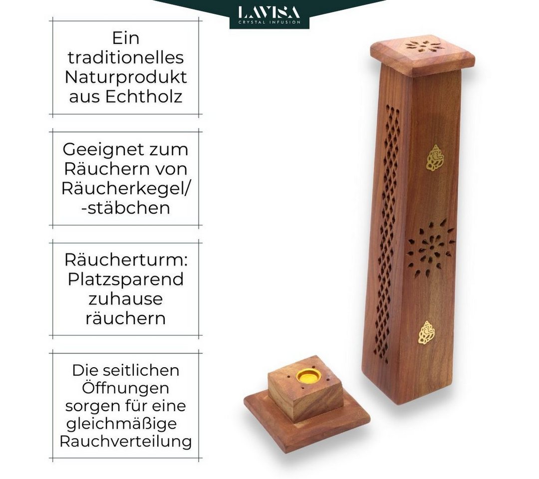 Satya Incense Räucherstäbchen-Halter Räucherstäbchen, Halter, Turm, Brett, Satya Räucherkegel, Räucherstäbchen Räucherkegel Satya Stäbchenhalter halter – Bild 2 von 5