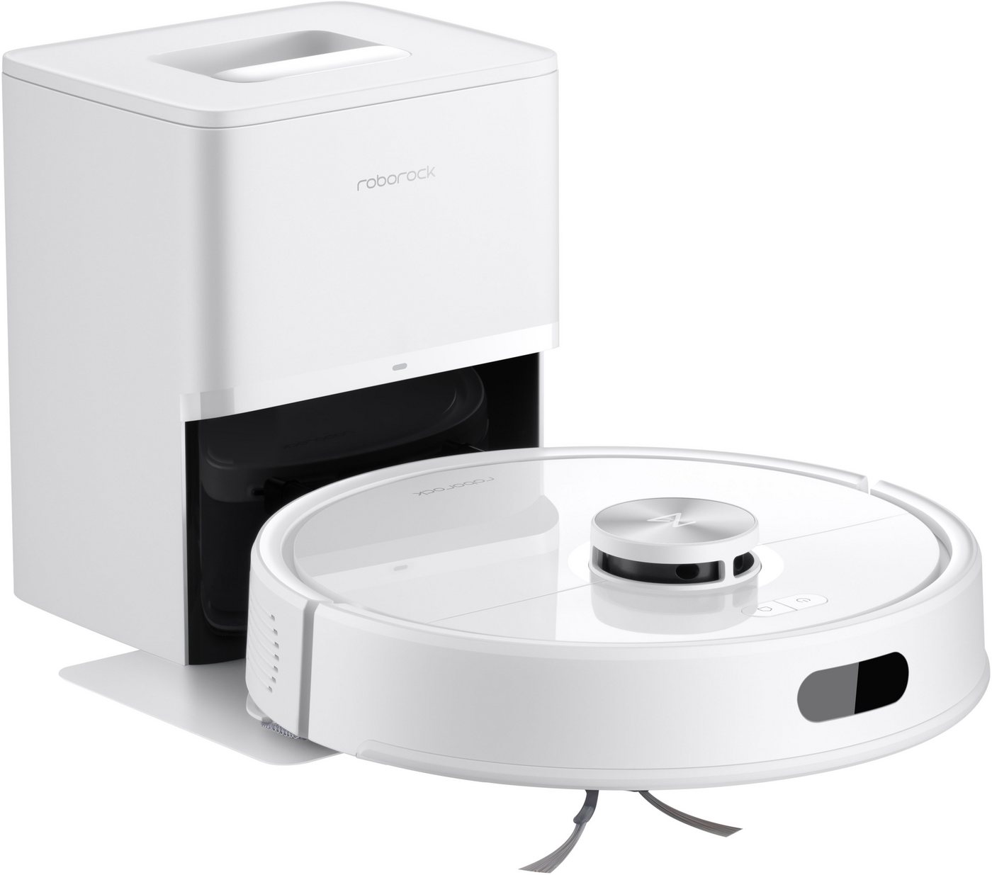 Roborock Saugroboter Roborock Q7TF+ mit Wischfunktion, Funktionen wie Sprachsteuerung, 40 W, beutellos, Echtzeit-Kartendarstellung wird die Reinigung smart und  – Bild 3 von 5