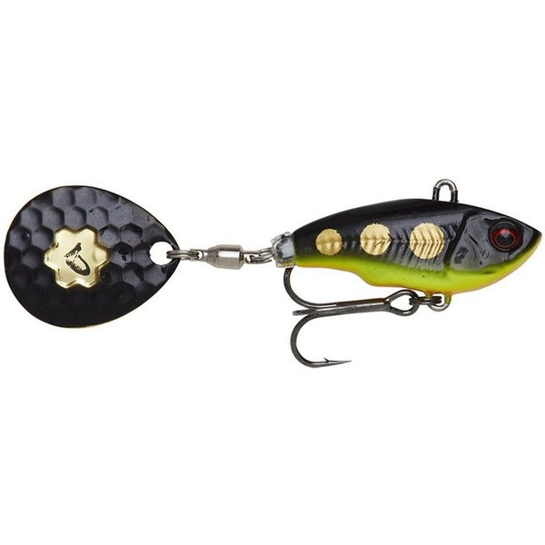 Savage Gear Kunstköder, Savage Gear Fat Tail Spin 5,5cm 9g Sinking Black Magic Jig Spinner
