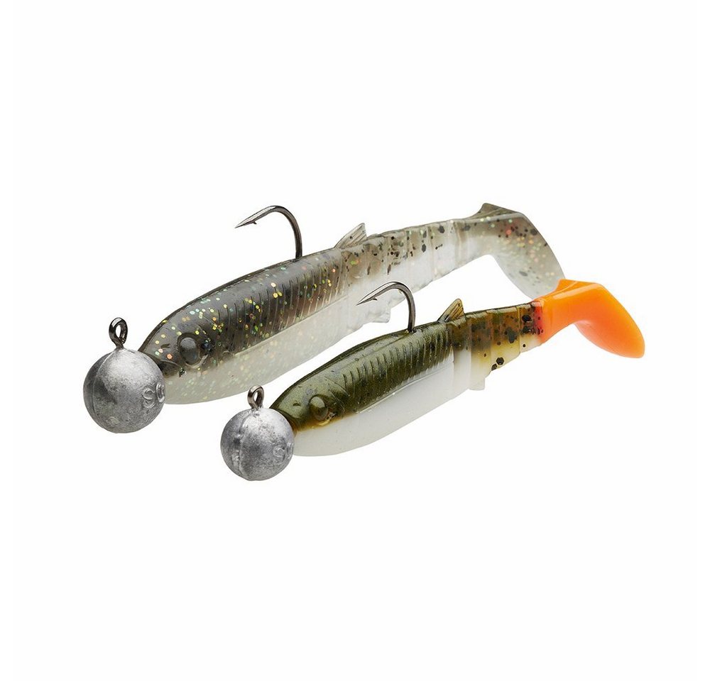 Savage Gear Kunstköder Cannibal Shad Kit 5,5-12,5cm 36 Teile + Box Gummifische Jigköpfe, (Spar-Set), Cannibal Shad Kit 10 & 12.5cm Mixed Colors 36 Stück – Bild 3 von 5