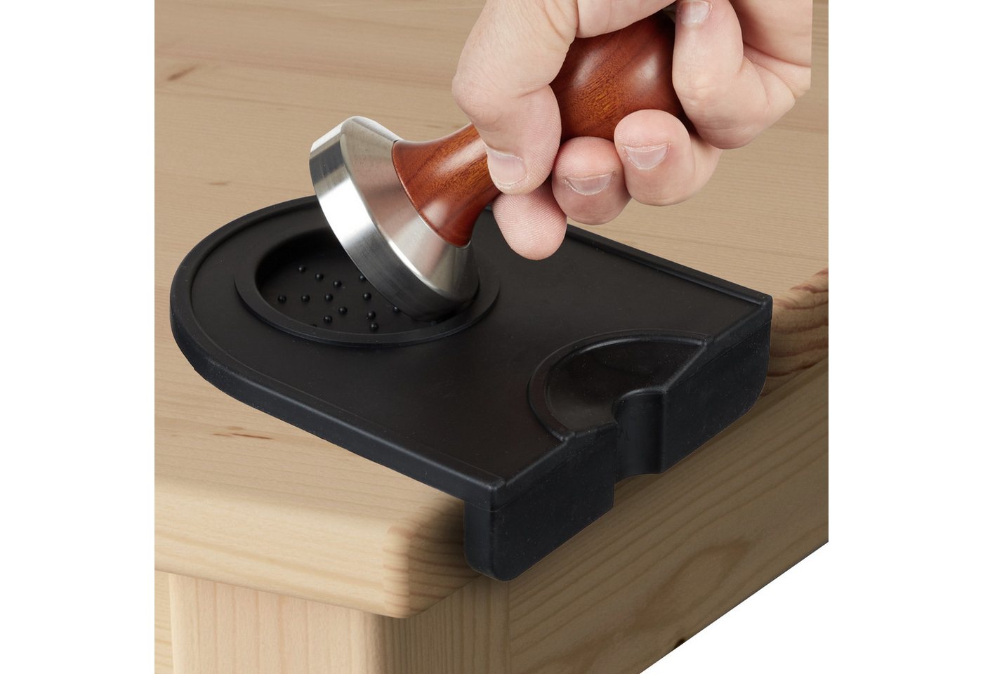 scarlet espresso Barista-Set, scarlet espresso Tamperablage »Professionale« Silikon Matte Tamper – Bild 4 von 5