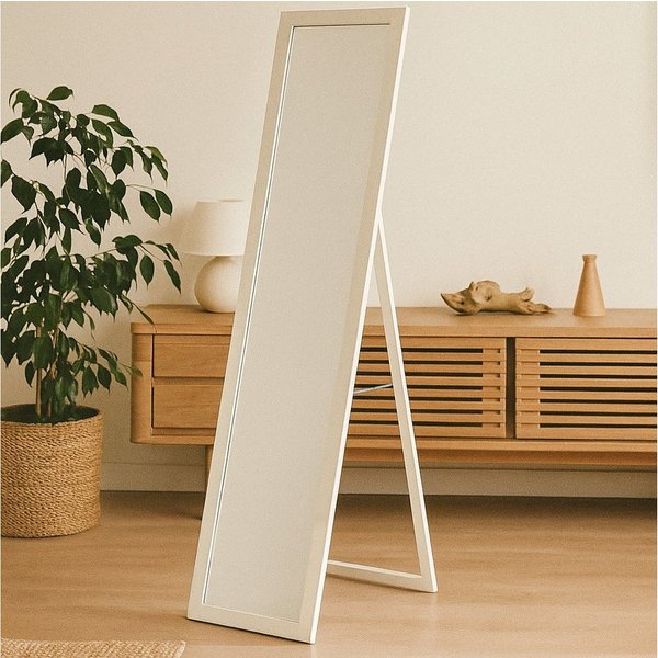 SCENA LIVING Standspiegel Standspiegel HAVLYS, 37 x 127 cm, Splittergeschütztes Sicherheitsglas (PTE-Folie)