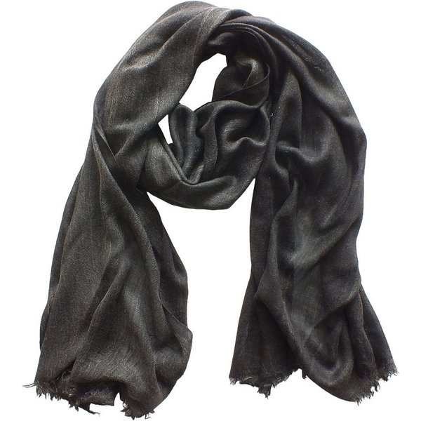 Tamaris Schal Tamaris Scarf, (1-St. 1-teilig), Damen Schal mit Fransen Viskose Used-Look