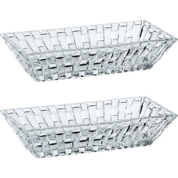 Nachtmann Schale Nachtmann Bossa Nova Schale rechteckig 17 cm, 2er-Set