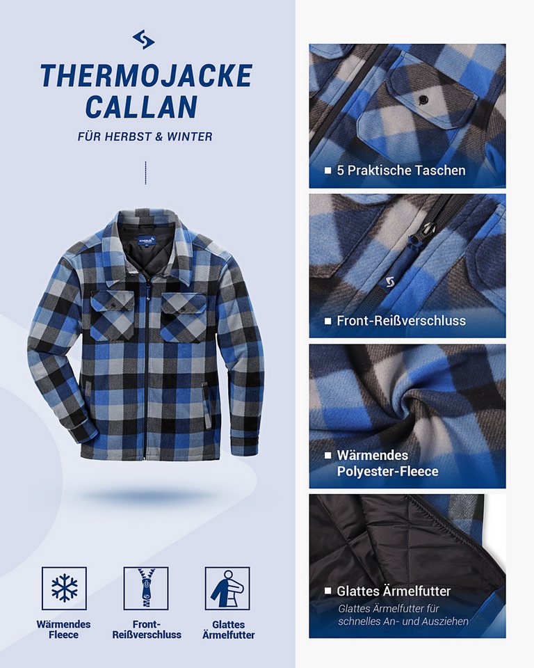SCHEIBLER WORKWEAR Fleecejacke Callan – Bild 2 von 5