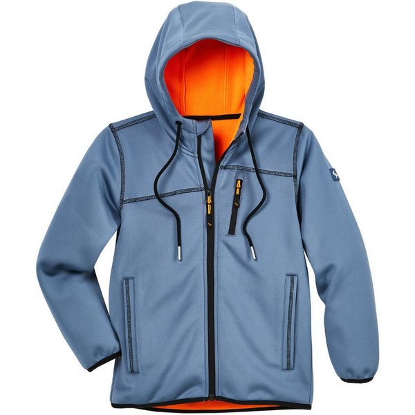 SCHEIBLER WORKWEAR Outdoorjacke Active Regulierbare Kapuze, elastischer Bund, wärmende Fleece-Innenseite