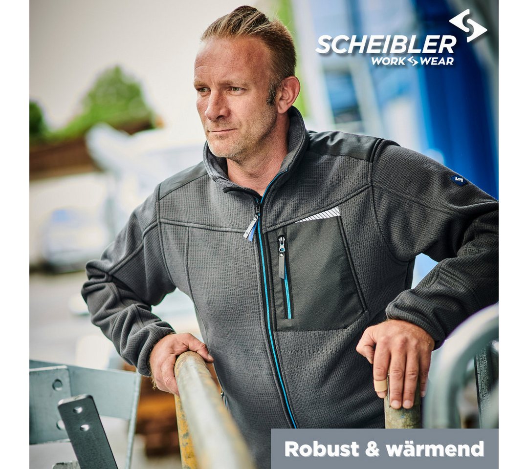 SCHEIBLER WORKWEAR Strickjacke Work-4-You Robust, Reflektierend, funktional – Bild 2 von 5