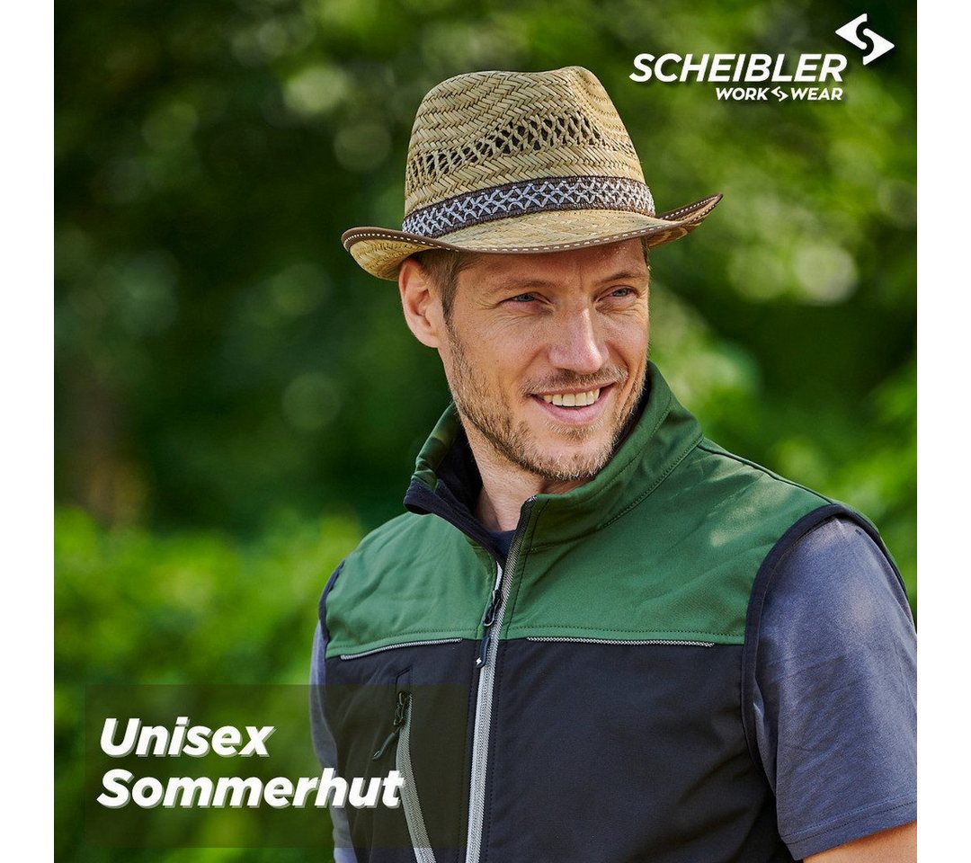 SCHEIBLER WORKWEAR Strohhut Toni UV-Schutz – Bild 2 von 4
