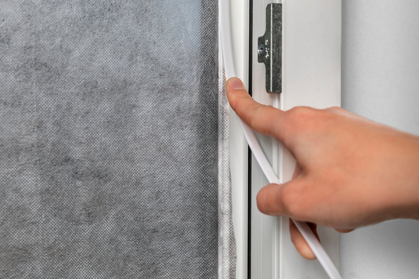 SCHELLENBERG Fliegengitter-Gewebe 3er Set Pollenschutzvlies Austauschset, (Packung, 1-St), für Fliegengitter Fenster Easy Click. 130 x 150 cm, weiß – Bild 3 von 5