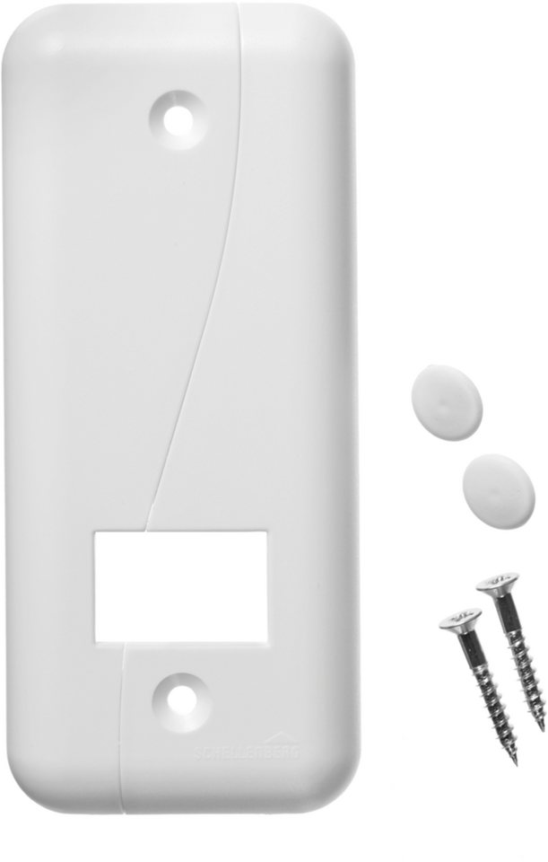 SCHELLENBERG Gurtwickler-Abdeckplatte Duo Maxi, 10,5 cm Lochabstand, langlebig aus Kunststoff, Zubehör für Einlassgurtwickler, Rollladen Abdeckblenden für Gurtw – Bild 2 von 5
