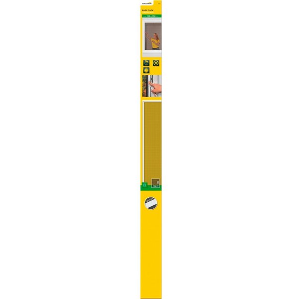 SCHELLENBERG Insektenschutz-Fensterrahmen Simply Click mit Fiberglasgewebe ohne bohren, (Set, 1-St), Fliegengitter zum Einklicken, 100 x 150 cm und 130 x 150 cm