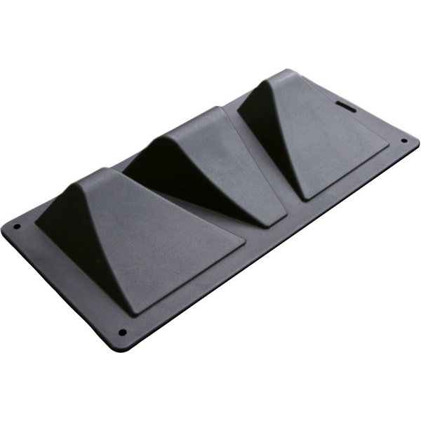 SCHELLENBERG Parkschwelle für Garagen, Carports und Parkplätze, Einparkhilfe zum Aufschrauben, 40 x 6 x 20 cm