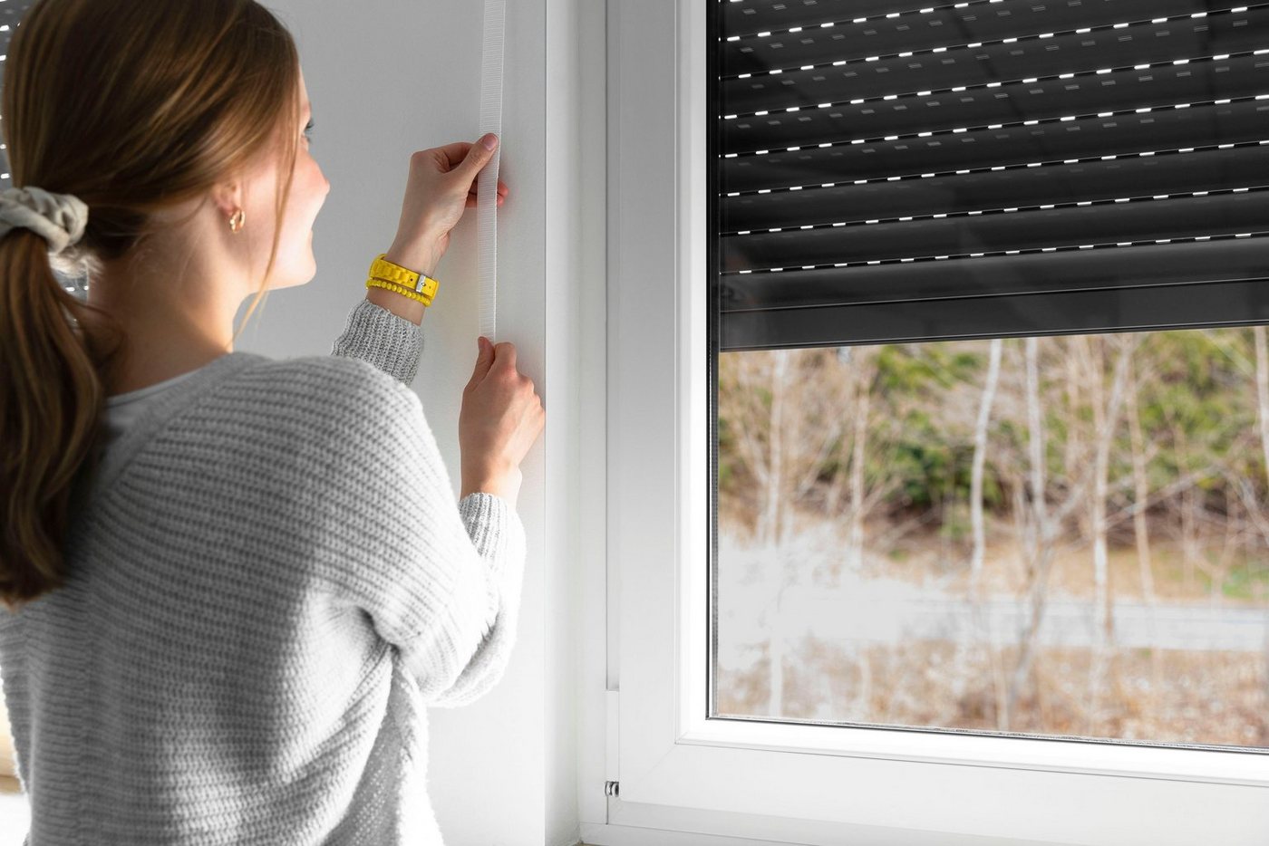 SCHELLENBERG Rollladengurt Maxi, 23 mm, 4,5 m Länge, Gurtband erhältlich in unterschiedlichen Farben – Bild 3 von 5