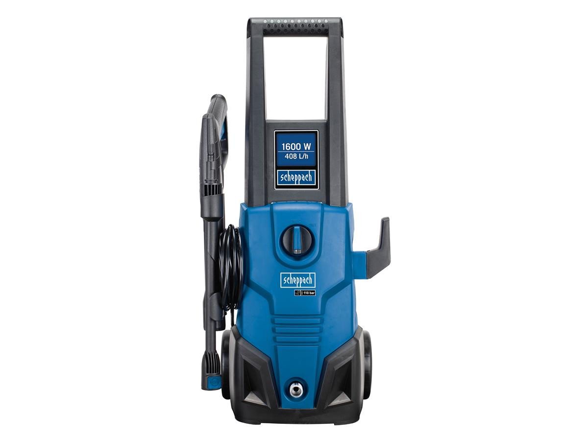 Scheppach Hochdruckreiniger HCE1650, Druck max: 135 bar, 1600 W, Fördermenge max: 408 l/h, (Set, 10 tlg), Inklusive großem Zubehörpaket – Bild 2 von 5
