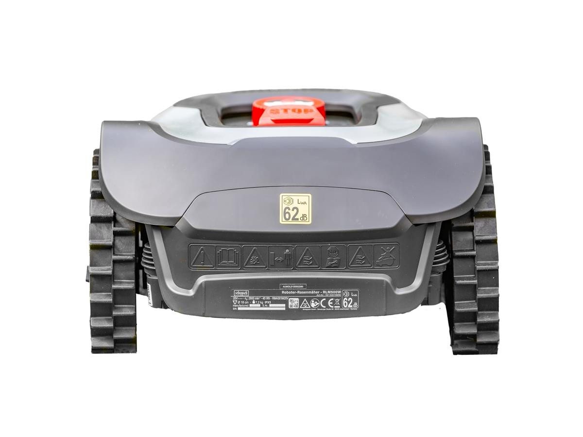 Scheppach Rasenmähroboter RLM500W, bis 500 m² Rasenfläche, (Set), inkl. 9x Mähmesser, Schnitthöhenverstellung 20–60 mm, Geräuscharm – Bild 5 von 5
