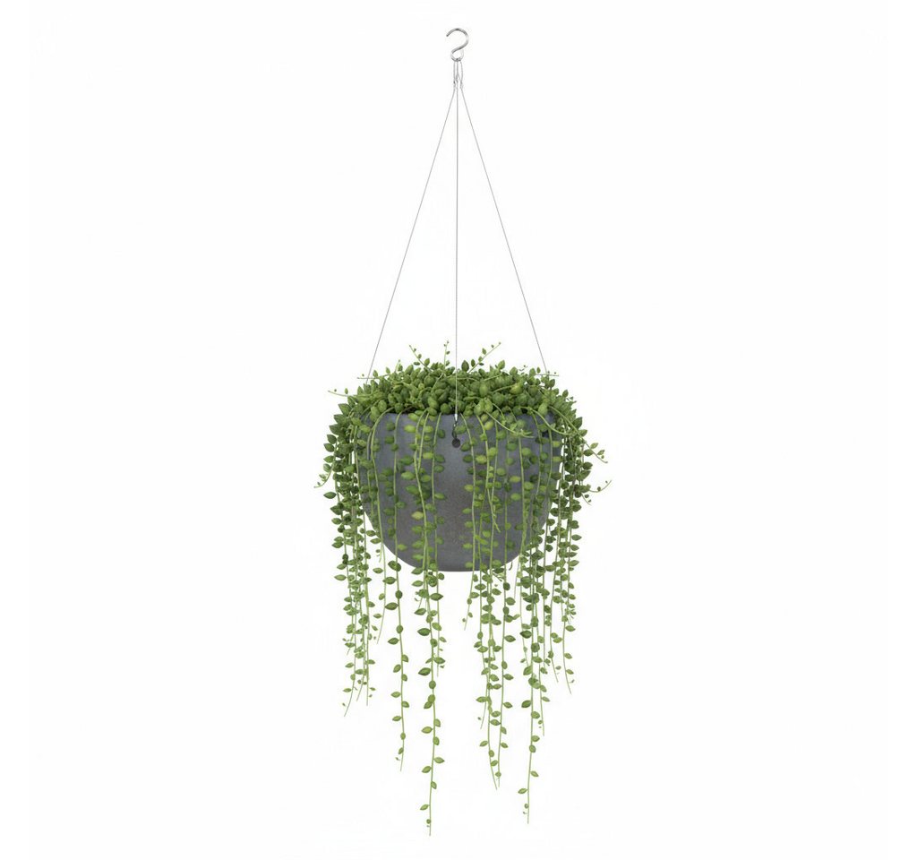 Scheurich Blumentopf 18/835 Hanging Pot, Blumentopf aus Keramik, ØxH: 18x14,8 cm – Bild 2 von 2