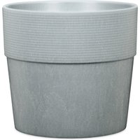 SCHEURICH Pflanzgefäß »Groove Plus«, Kunststoff (Concrete)