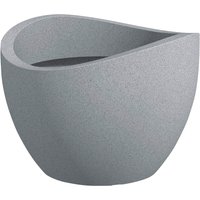 SCHEURICH Pflanzgefäß Wave Globe (Stony Grey, Ø 60 cm, Höhe 45 cm)