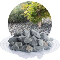 SCHICKER MINERAL Diabas Ziersplitt (16-32 mm, 1000 kg BigBag, Grau)