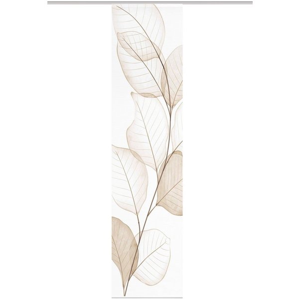 Vision S Schiebegardine Vision S YULE Schiebegardine, halbtransparent, Bambusoptik, 260x60 cm (1 St), Paneelwagen, halbtransparent, Polyester