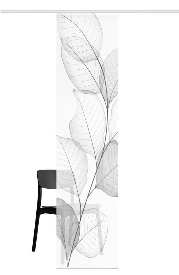 Vision S Schiebegardine Vision S YULE Schiebegardine, halbtransparent, Bambusoptik, 260x60 cm (1 St), Paneelwagen, halbtransparent, Polyester – Bild 2 von 5
