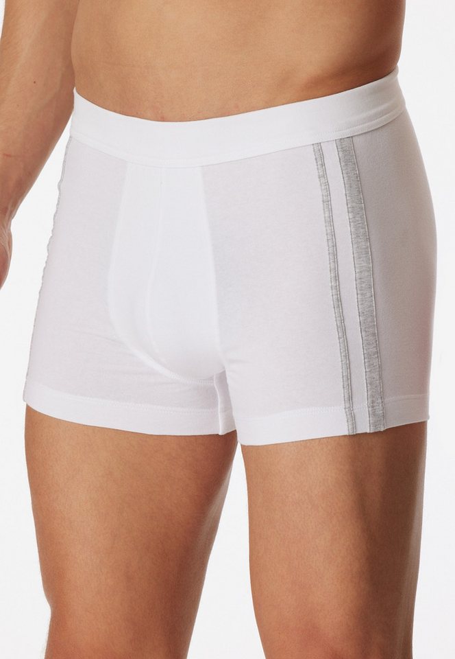 Schiesser Boxer 95/5 (3er-Pack) mit softem, tonalem Bund, kontraststarke Seitenstreifen – Bild 3 von 5