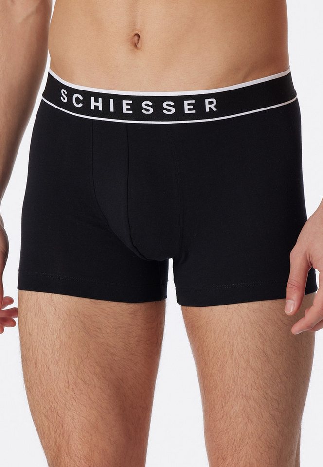 Schiesser Boxershorts 95/5 Multipacks (5er Pack) Baumwollmischung, ohne Eingriff, elastischer Bund – Bild 2 von 5