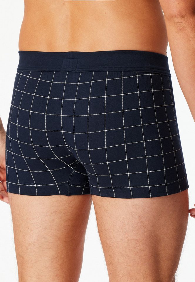 Schiesser Boxershorts Fine Interlock ohne Eingriff, Karo-Muster, Interlock-Qualität – Bild 4 von 5