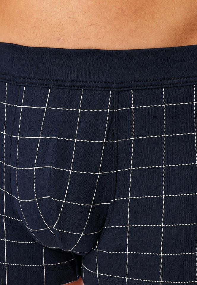 Schiesser Boxershorts Fine Interlock ohne Eingriff, Karo-Muster, Interlock-Qualität – Bild 5 von 5