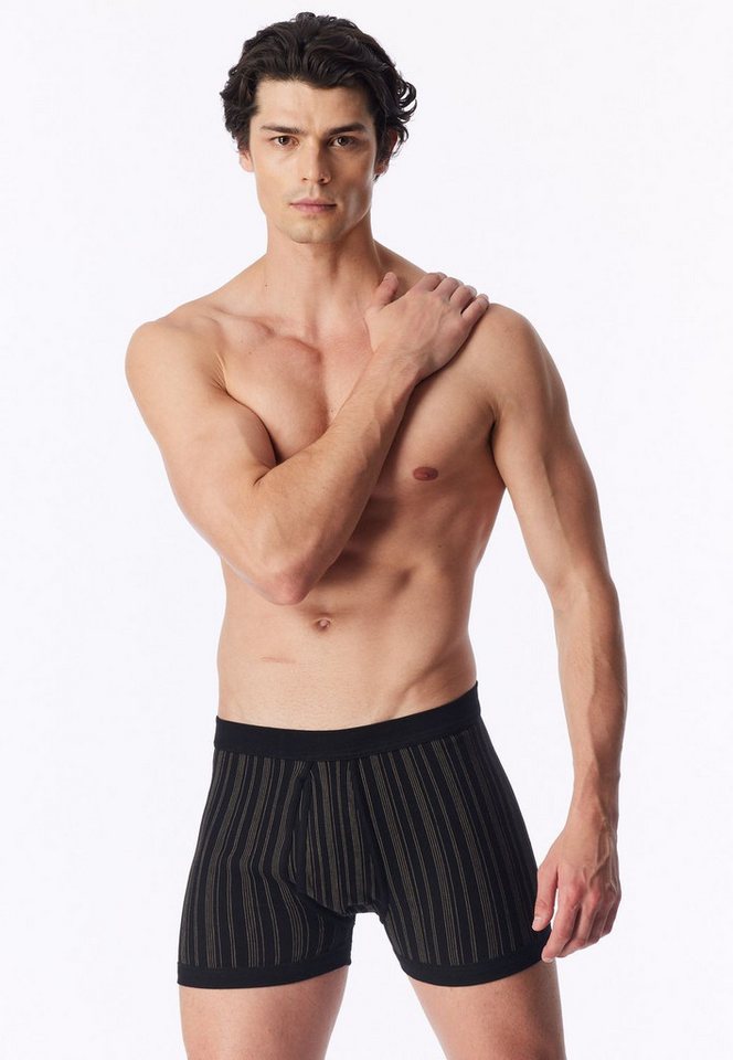 Schiesser Boxershorts Original Classics mit Eingriff, Streifen-Muster, im 2er Pack – Bild 2 von 5