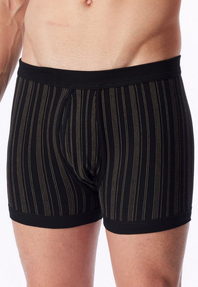 Schiesser Boxershorts Original Classics mit Eingriff, Streifen-Muster, im 2er Pack – Bild 3 von 5