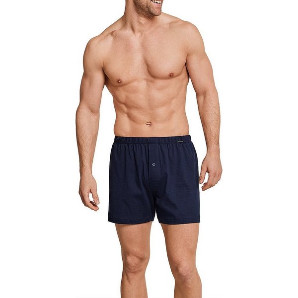 Schiesser Boxershorts Original Classics (Vorteilspack Spar-Pack, 2-St., 2er-Pack) Herren Shorts locker geschnitten mit Eingriff, aus reiner Baumwolle