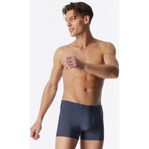 Schiesser Boxershorts Pure Micro ohne Eingriff, sportlicher Look mit Streifen